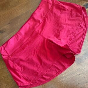 Lululemon Athletica Bold Red Shorts